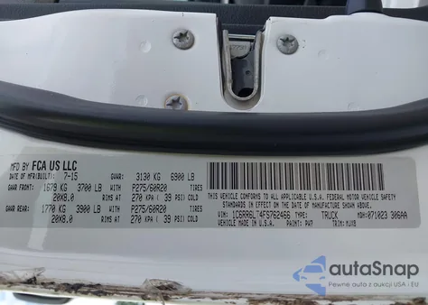 2015 Ram 1500 Lone Star from USA, damaged, VIN 1C6RR6LT4FS762466